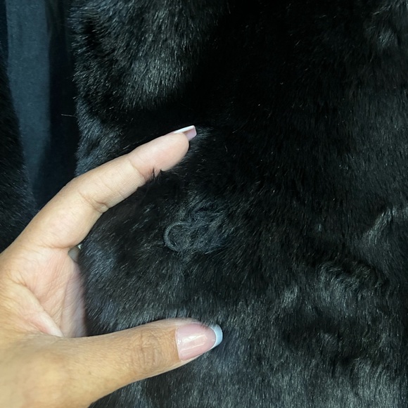 VICTORIAS SECRET BLACK
Faux Fur Coat Jacket-Small - Picture 3 of 6